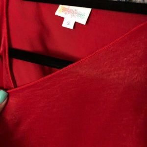 LuLaRoe Swim - Lularoe red Shirley velvet like material Bnwt s LuLaRoe Swim - Lularoe red Shirley velvet like material Bnwt s
